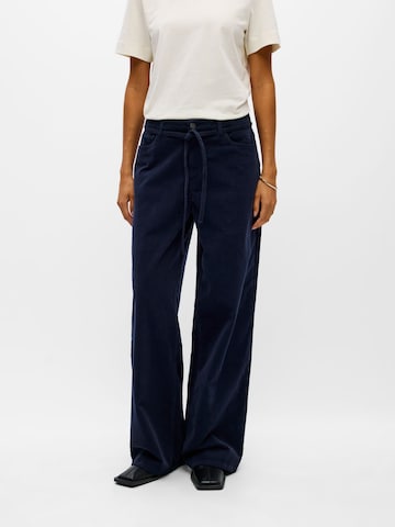 OBJECT - Pierna ancha Pantalón 'OBJRosie' en azul: frente