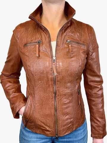 CABRINI Between-Season Jacket 'Francesca' in Brown: front