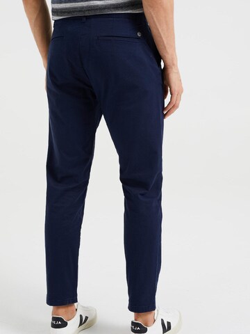 Coupe slim Pantalon à pince WE Fashion en bleu