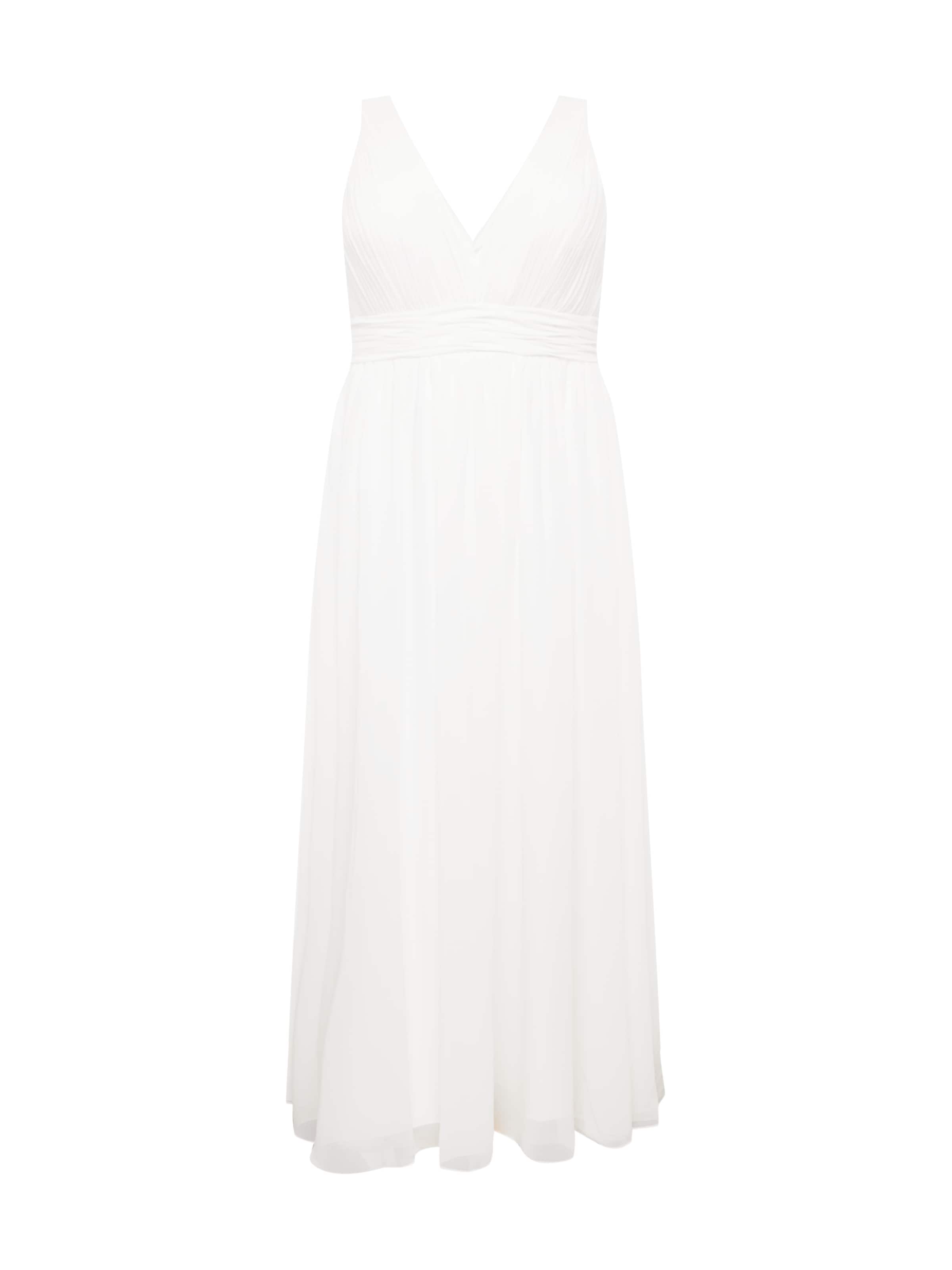 My Mascara Curves Avondjurk in Wit: voorkant