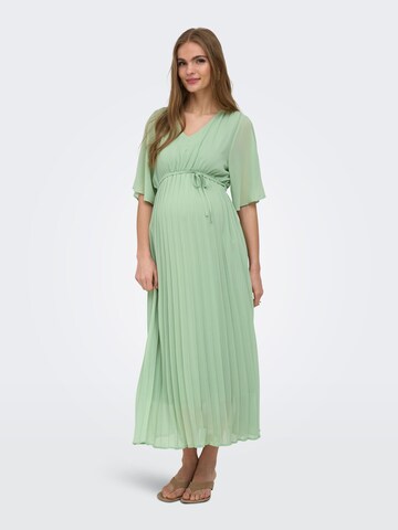 Only Maternity Dress 'OLMSiena' in Green: front