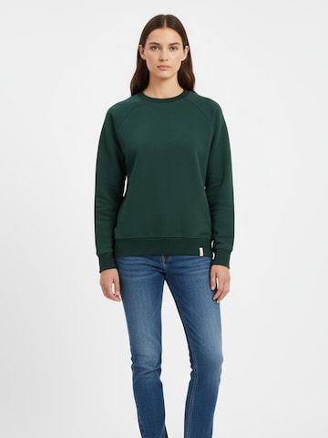Sweat-shirt 'Women’s Organic Sweatshirt – Willow' Peter Jo en vert : devant