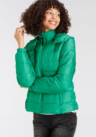 ALPENBLITZ Winter Jacket in Green: front