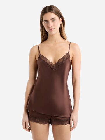 ETAM Schlafshirt in Braun: Vorderseite