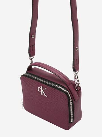 Calvin Klein Jeans Crossbody Bag 'MINIMAL MONOGRAM CAMERA' in Purple: front