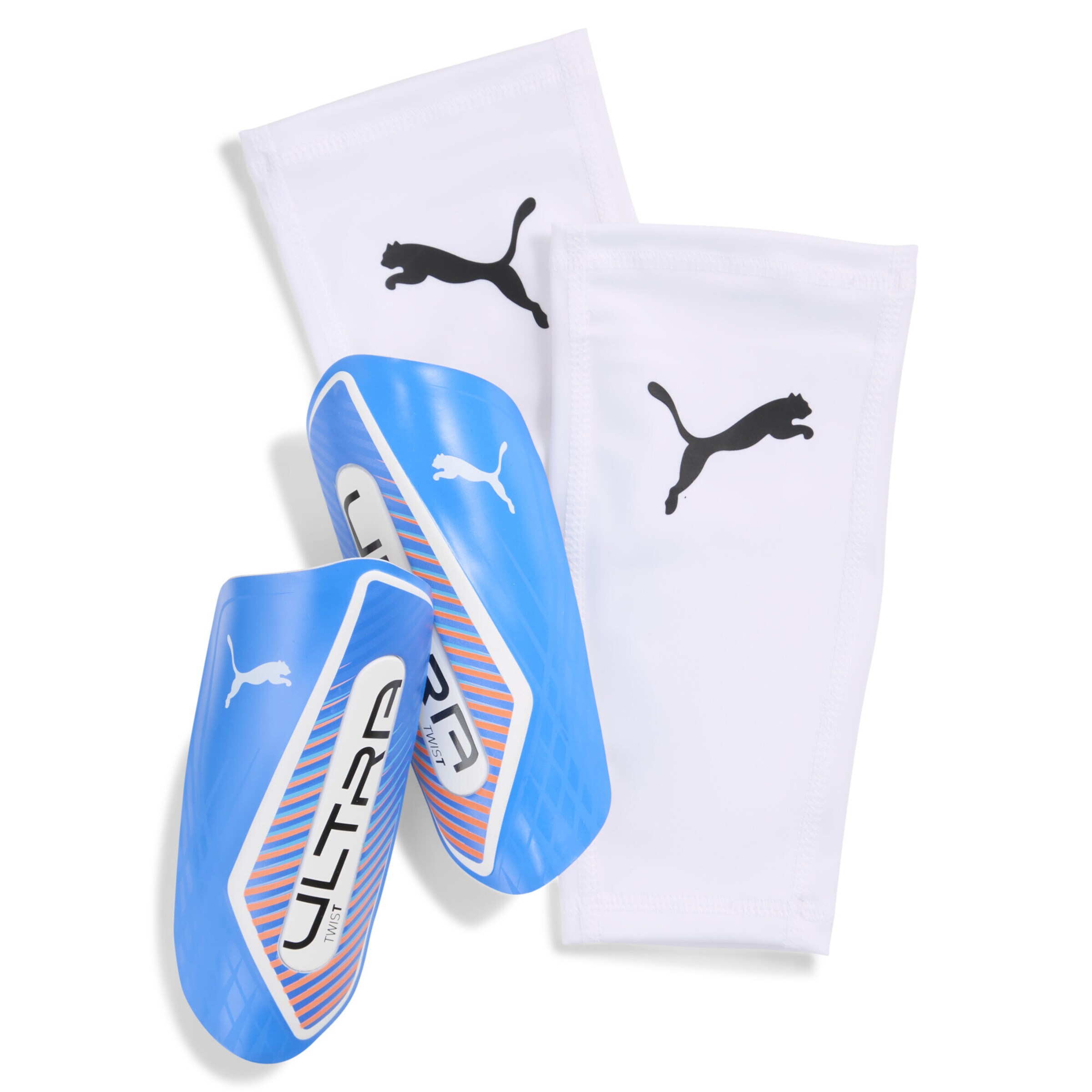 PUMA Schienbeinschoner 'Ultra Twist' in azur / melone / schwarz / weiß, Produktansicht