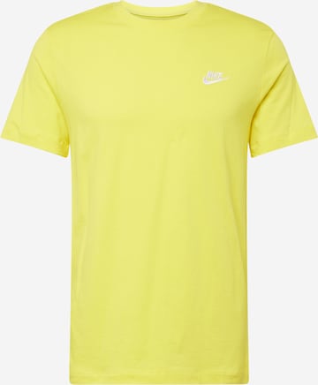 Nike Sportswear Tričko 'Club' – žlutá: přední strana