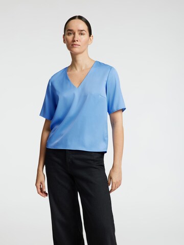 SELECTED FEMME Bluse i blå