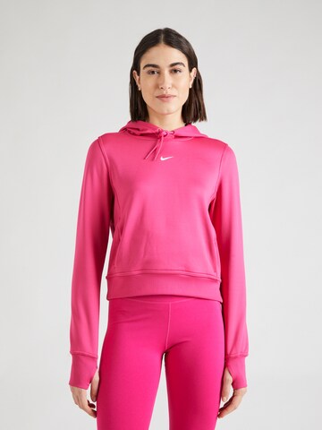 NIKE Athletic Sweatshirt 'ONE' in Red: front