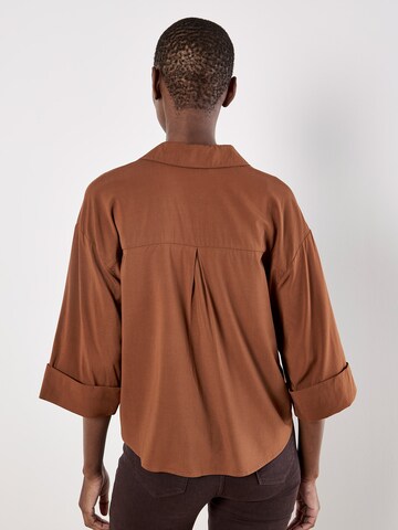 Chemisier ' ' Apricot en marron