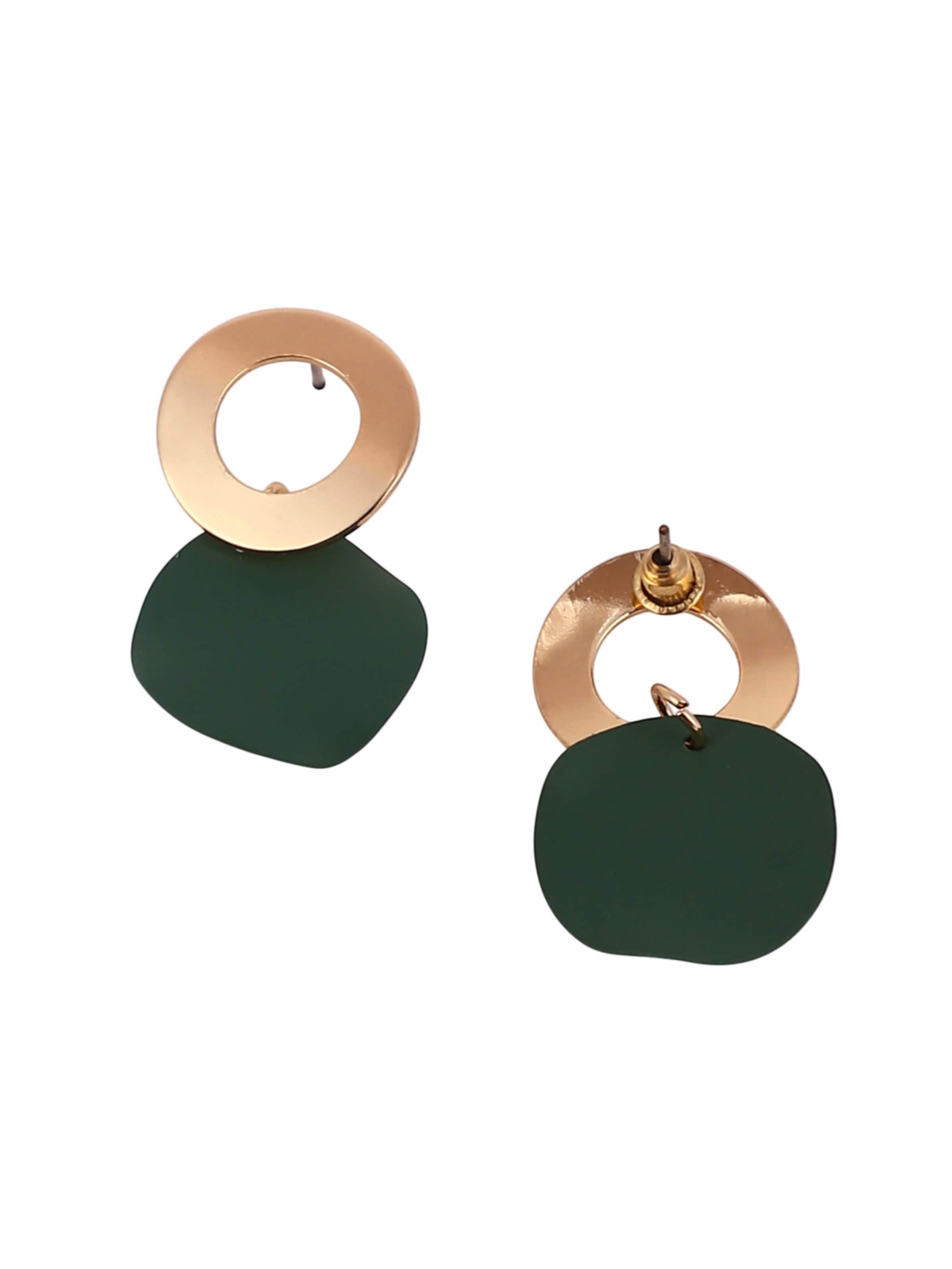 Boucles d'oreilles 'Samaira' SOHI en vert