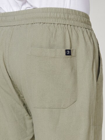 KOROSHI - regular Pantalón en verde