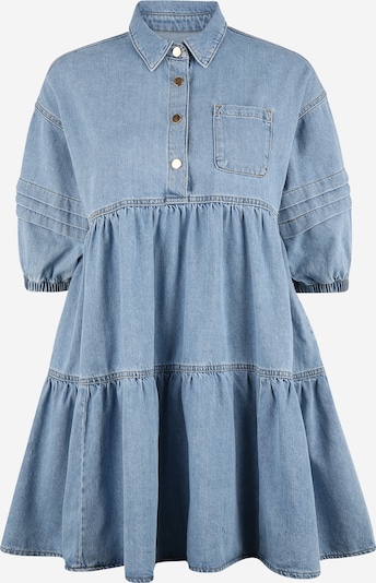 Rochie tip bluză River Island Maternity pe albastru denim, Vizualizare produs