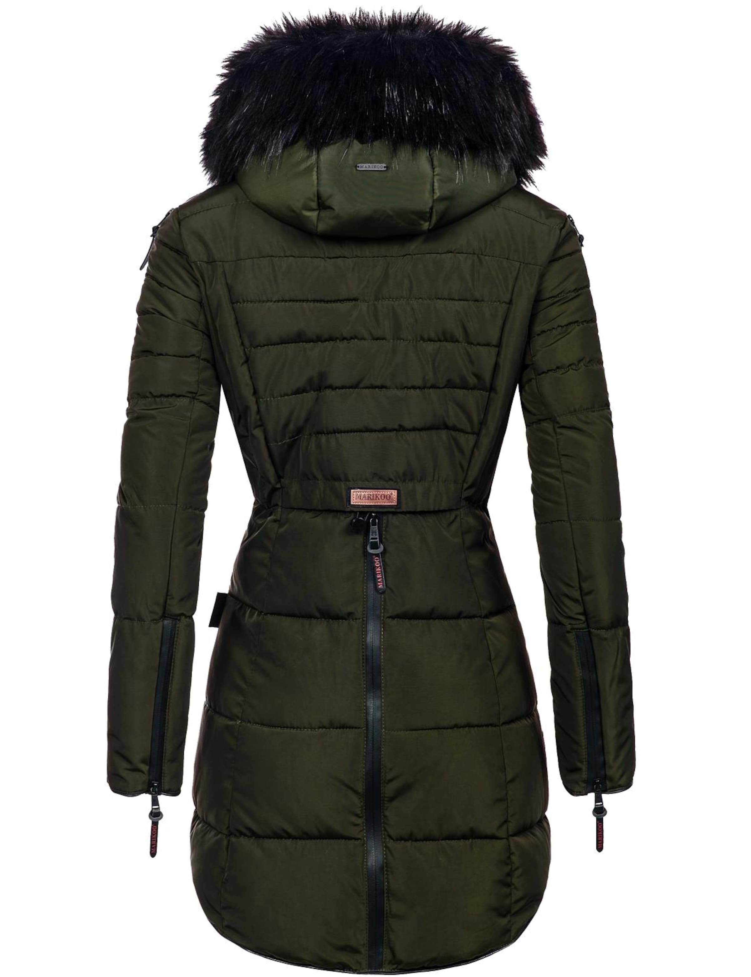 MARIKOO Winter coat 'Moonshine' in Green