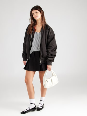 ARMEDANGELS Top 'MINAAMI LITA' (GOTS) in Schwarz