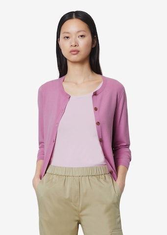 Cardigan Marc O'Polo en rose : devant