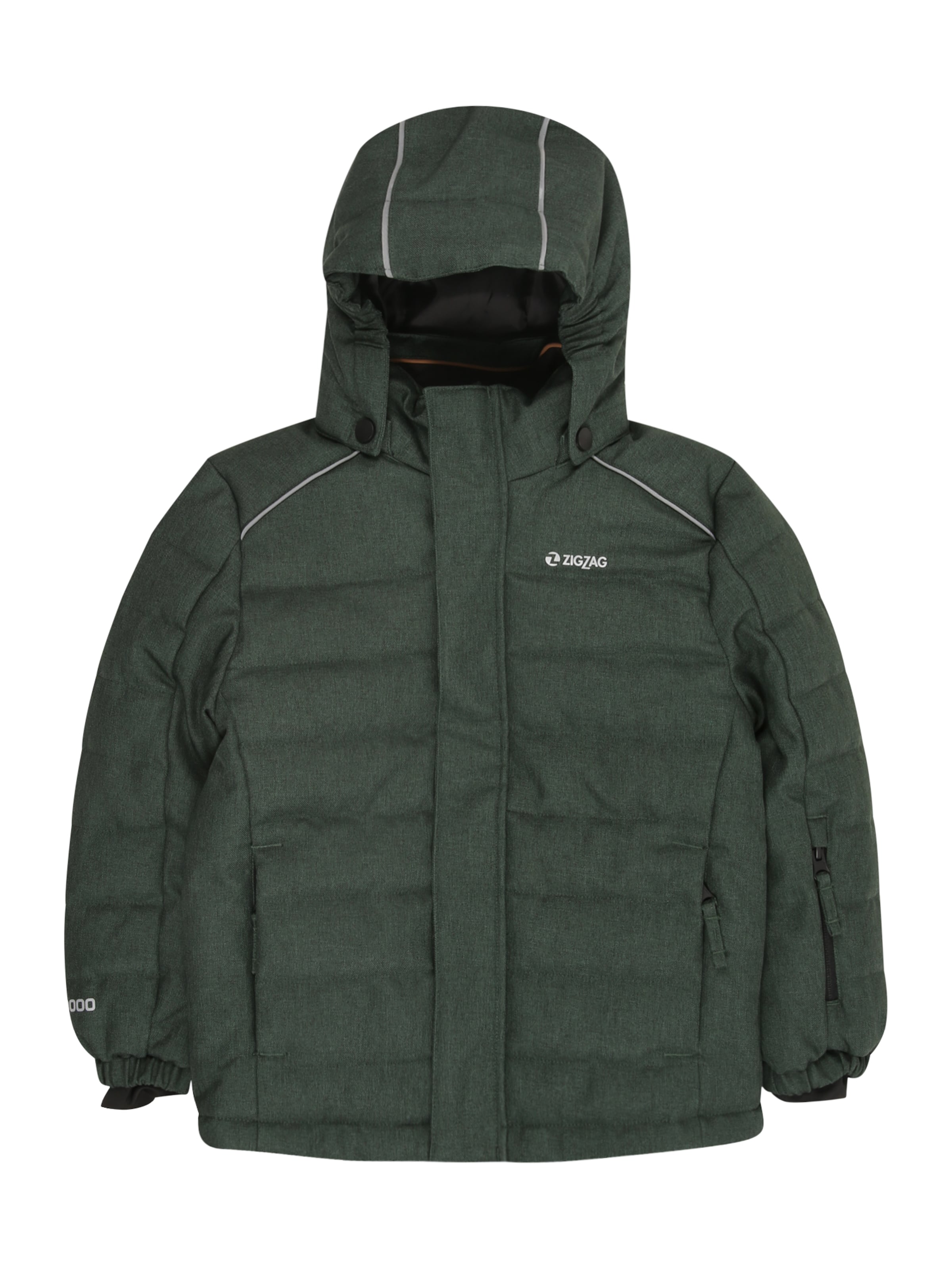 ZigZag Urheilutakki 'Nino' värissä vihreä: etupuoli