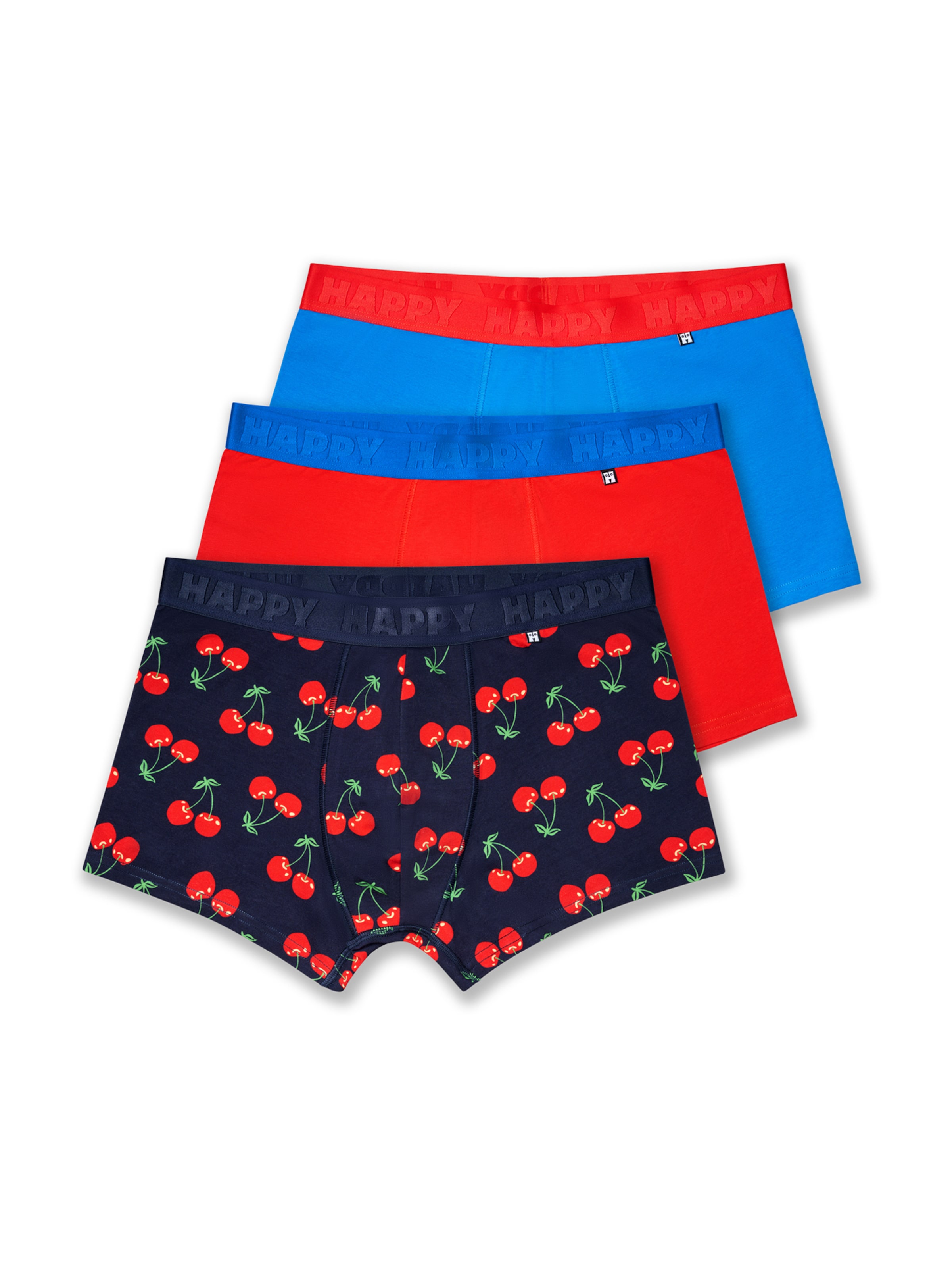 Happy Socks Boxerky – modrá: přední strana