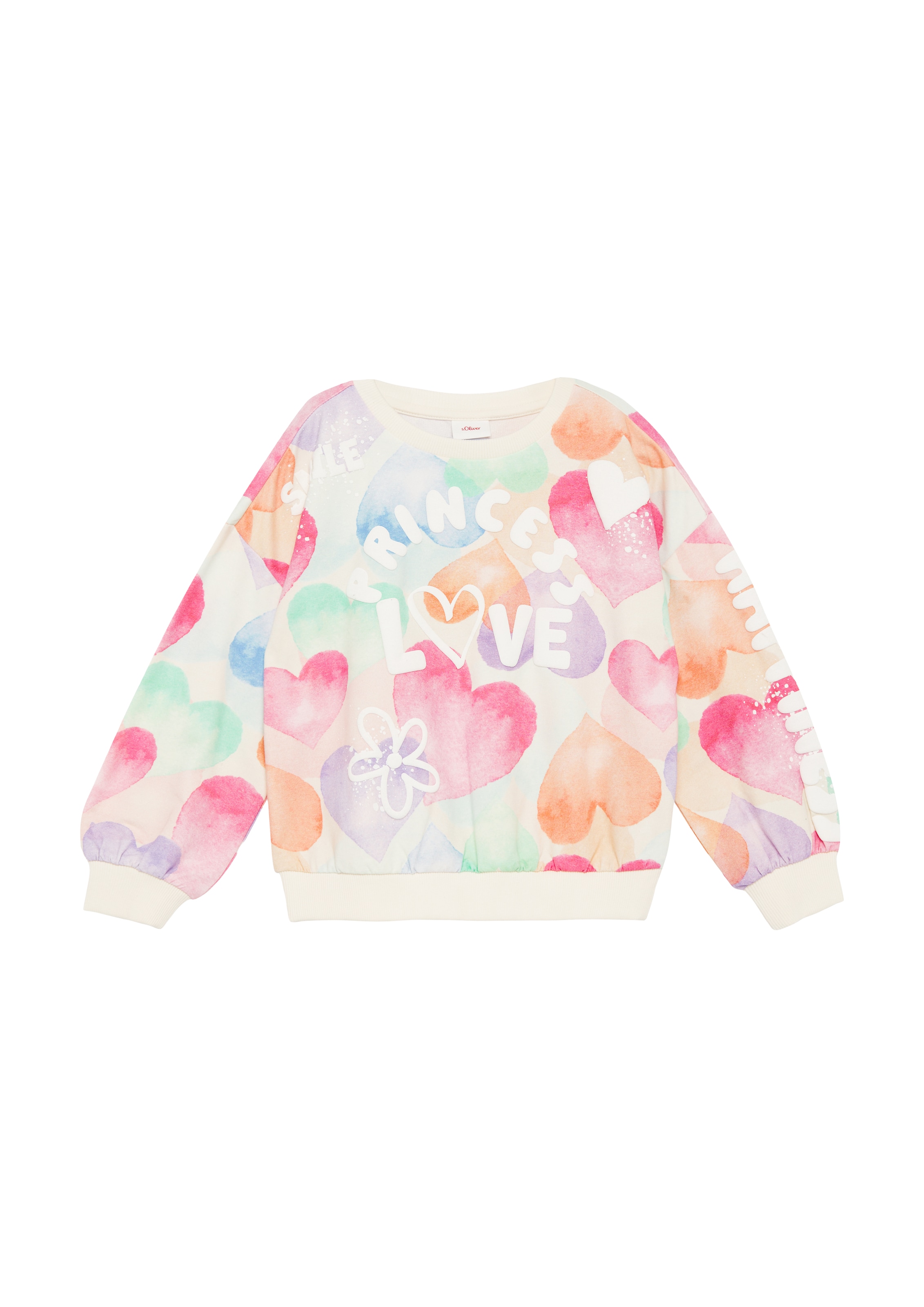 s.Oliver Collegepaita värissä valkoinen: etupuoli