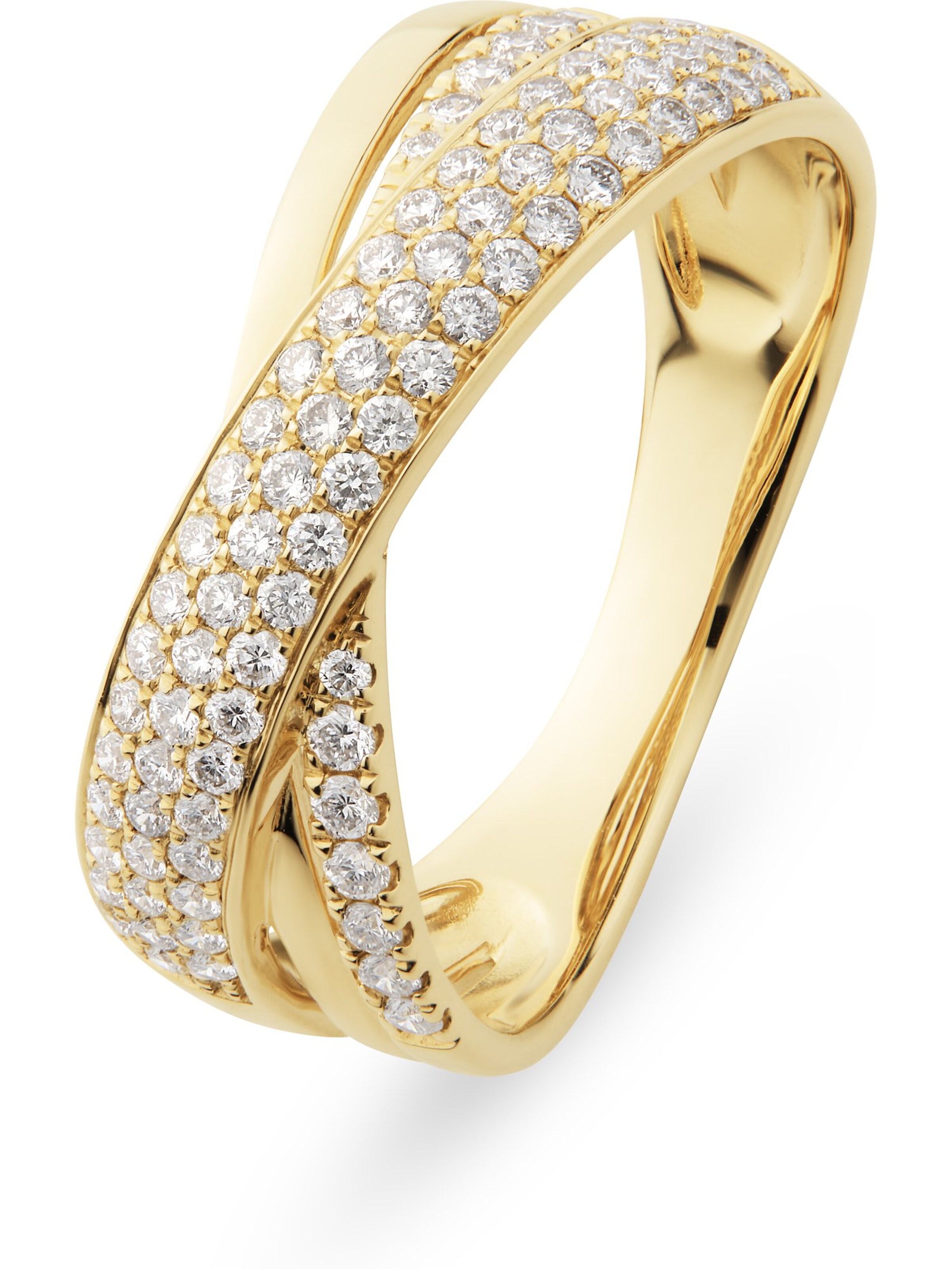 CHRIST Ring in Gelb: Vorderseite