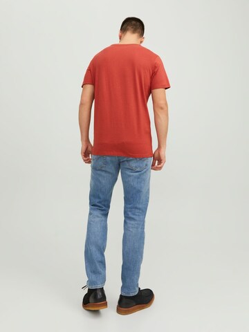 JACK & JONES Shirt in Orange