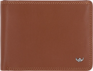 GOLDEN HEAD Portemonnaie 'Polo' in Braun: Vorderseite