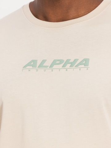 ALPHA INDUSTRIES T-shirt i beige