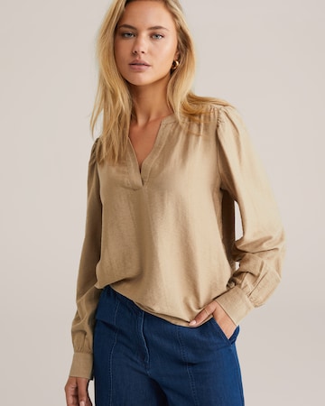 WE Fashion Bluza | bež barva: sprednja stran
