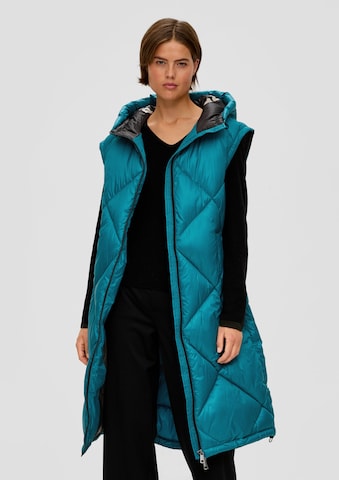 s.Oliver Bodywarmer in Blauw: voorkant