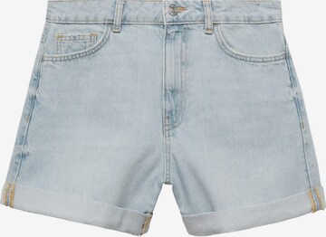 MANGO Regular Jeans 'MOM80' i blå: framsida