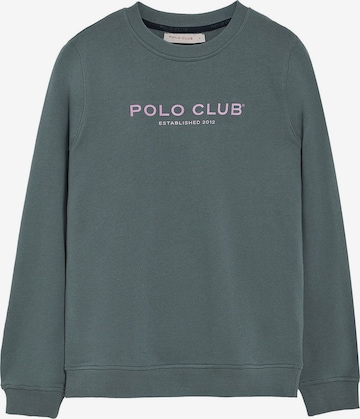 Polo Club Sweatshirt in Grau: Vorderseite