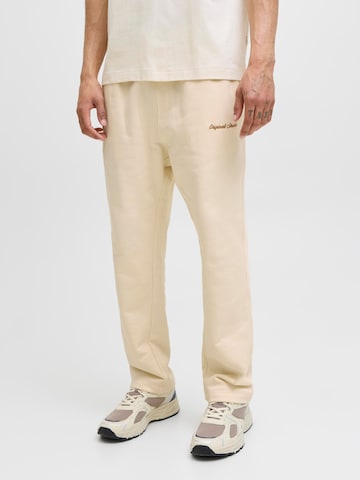 JACK & JONES Regular Trousers 'JPSTKane Norrebro' in White: front