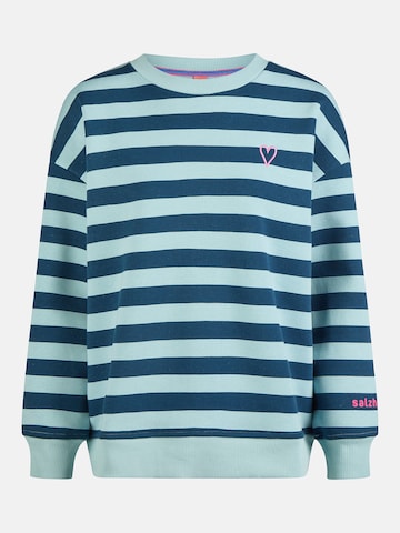 salzhaut Sweatshirt 'Veermaster' in Blauw