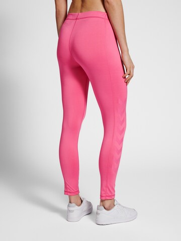 Hummel Skinny Sports trousers 'MT MABLEY' in Pink