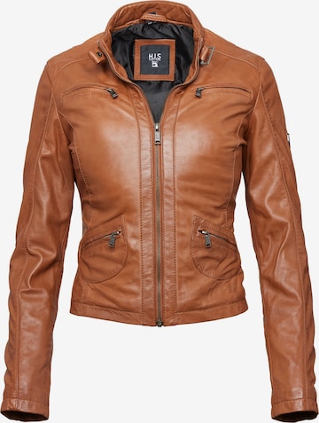 H.I.S Between-Season Jacket in Brown: front