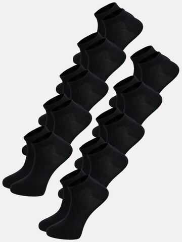Tazzio Socks 'A906' in Black: front
