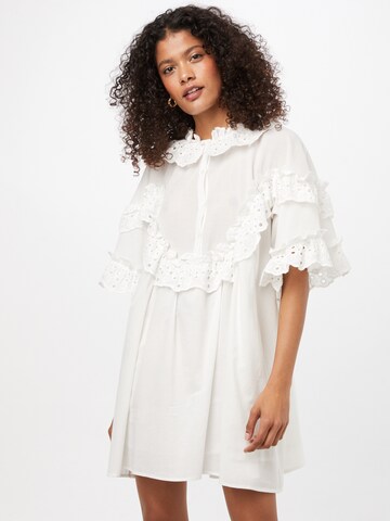 Rochie tip bluză 'Betsy' de la Stella Nova pe alb: față