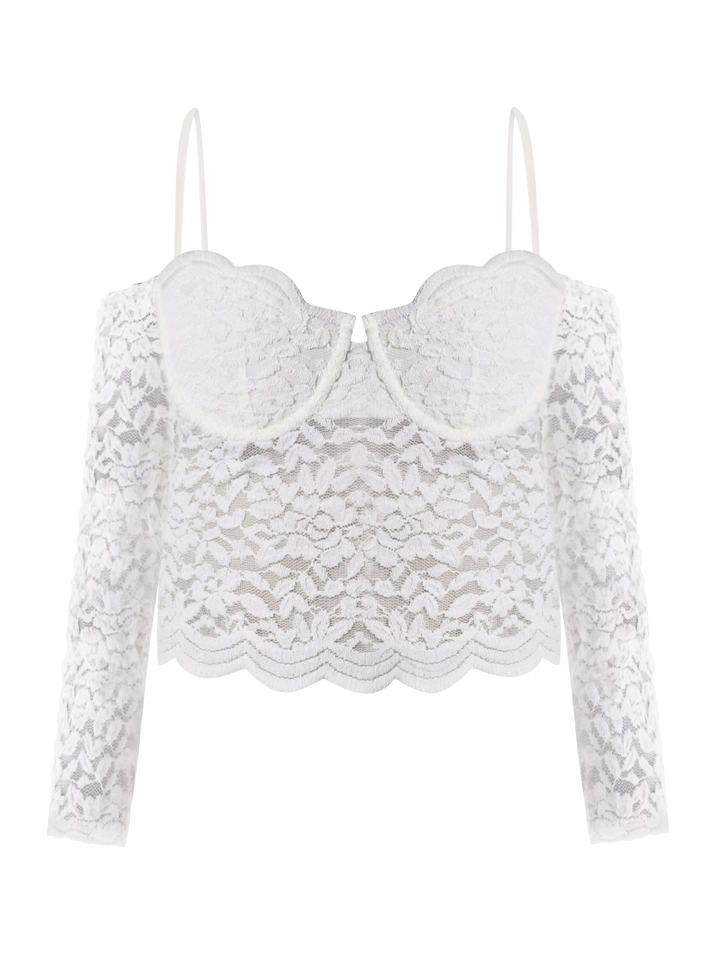 No Matter What Top in White: front