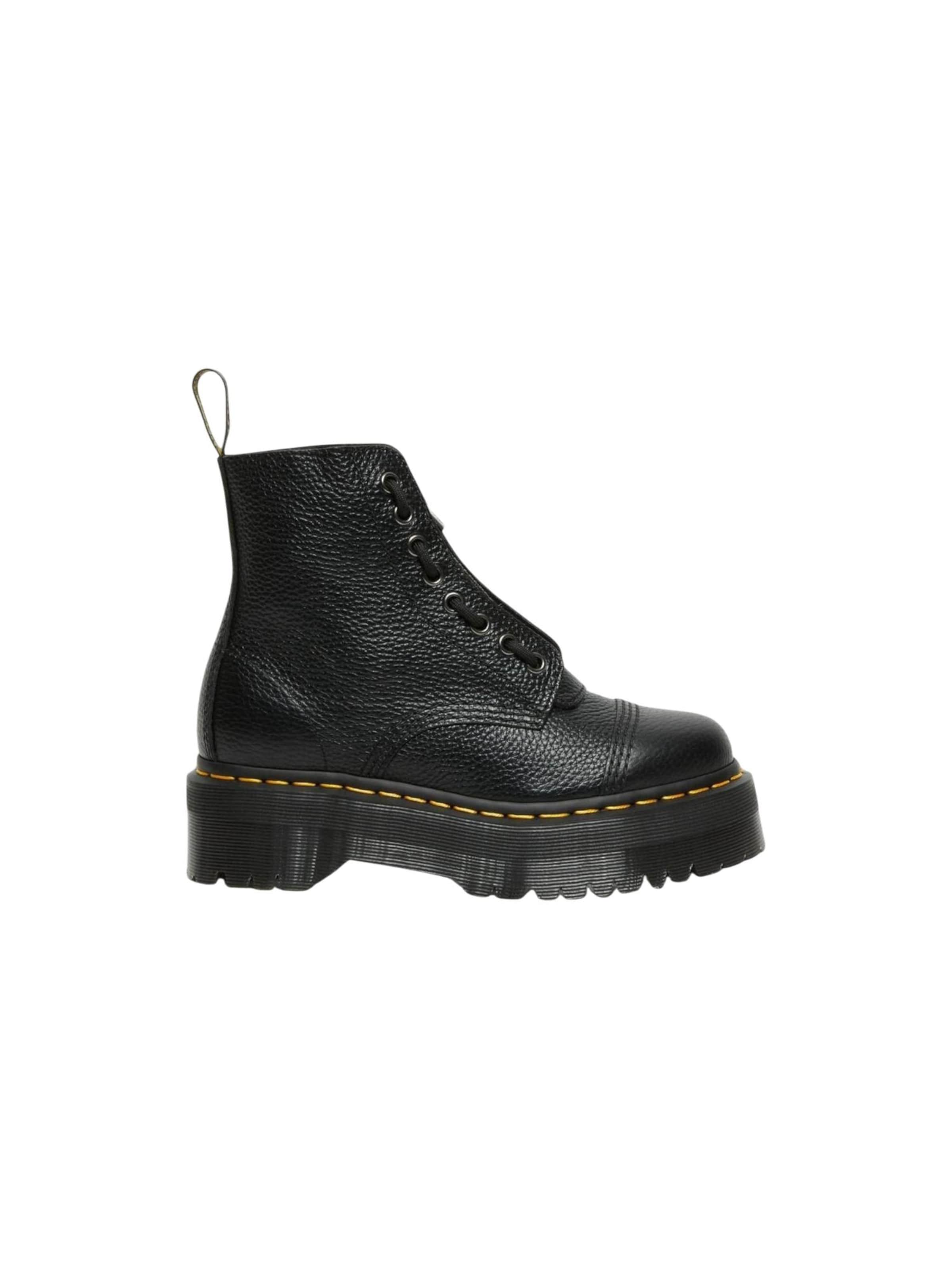 Dr. Martens Veterschoen 'SINCLAIR MILLED NAPPA 22564001' in Zwart: voorkant