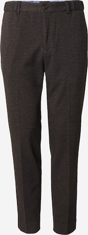SCOTCH & SODA Tapered Suorat housut 'FINCH' värissä ruskea: etupuoli