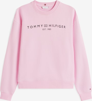 Sweat-shirt TOMMY HILFIGER en rose : devant