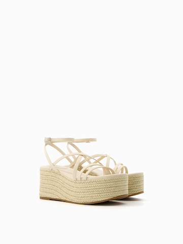 Bershka Sandal i vit