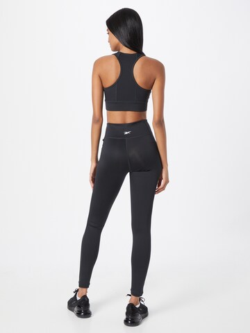 Reebok Skinny Sportbroek in Zwart