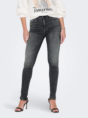 JDY Skinny Jeans 'VEGA' in Grijs: voorkant