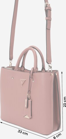 GUESS Handbag 'Meridian' in Pink