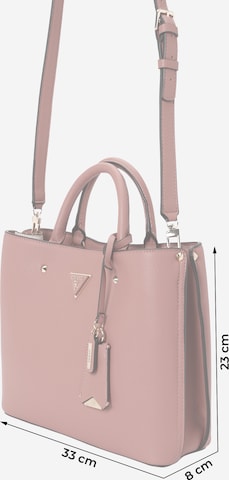 GUESS Handtasche 'Meridian' in Pink
