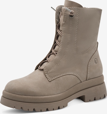 Tamaris - Botines con cordones en gris: frente