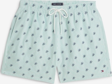 Shorts de bain Tommy Hilfiger Underwear en vert : devant