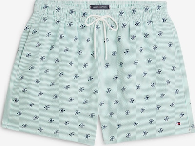 S dydžio Maudymosi trumpikės 'ITHACA' iš Tommy Hilfiger Underwear, spalva – tamsiai mėlyna / mėtų spalva / balta, Prekių apžvalga