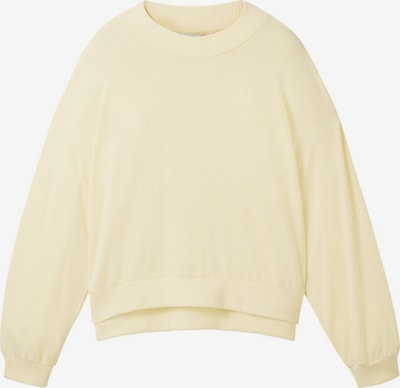 TOM TAILOR Sweatshirt in pastellgelb, Produktansicht